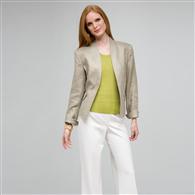 Textured 2 Pocket Jacket, Stone, medium