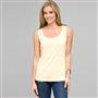 Lace Trim Tank, custard, small