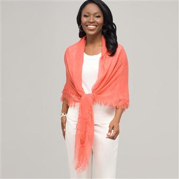 Solid Luxe Scarf, Green, large