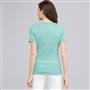 Short Sleeve Shell, seagrass & white, small