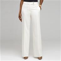 Flat Front Classic Pant, Bone, medium