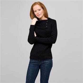 Long Sleeve Button Out Turtle Neck, , large